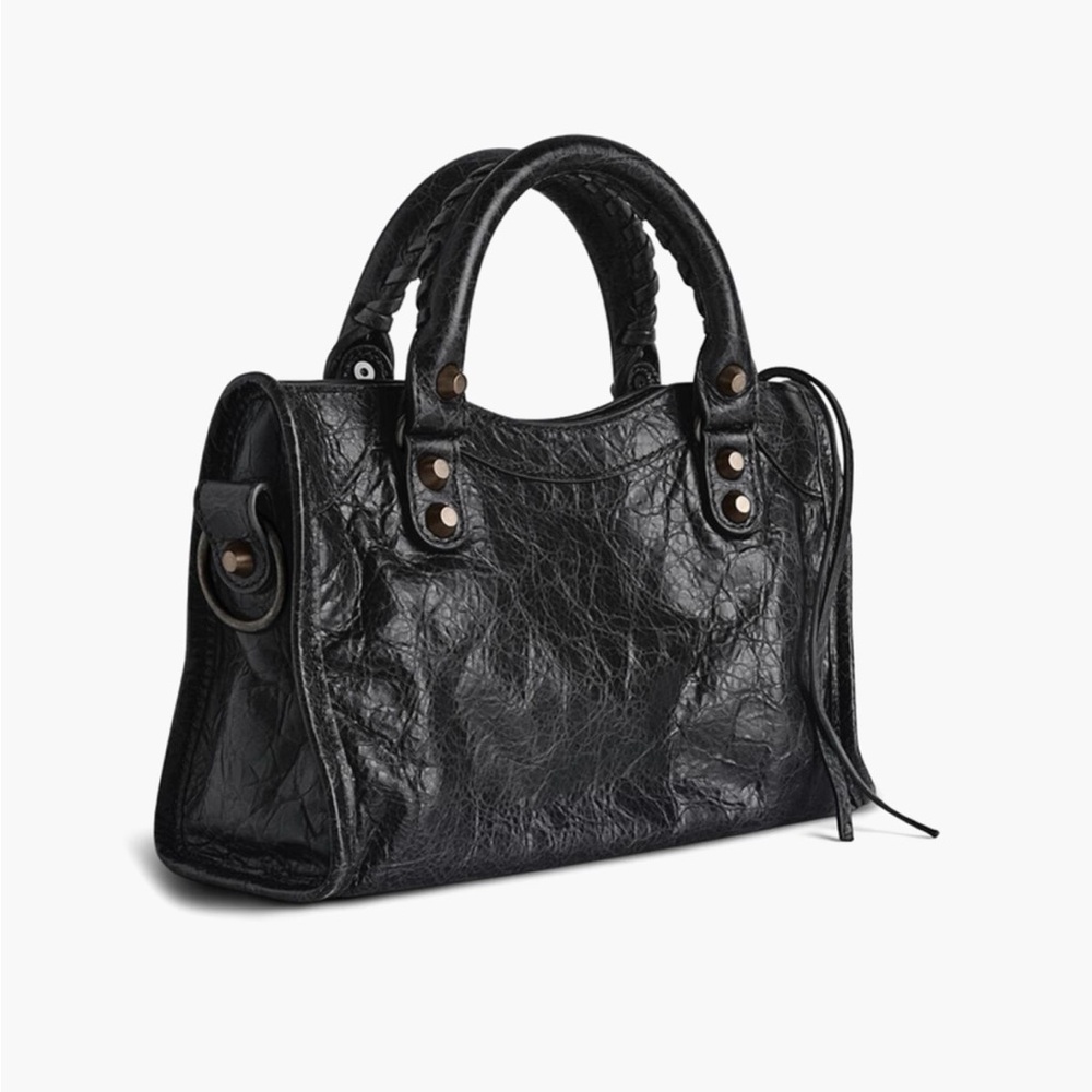 Black Balenciaga Leather Mini City Bag - Picture 2 of 14